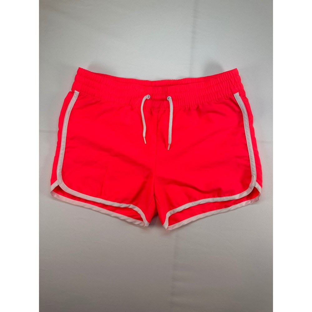 Old Navy Girls XXL Neon Pink Dolphin Running Shorts Athletic Gym Contrast Trim‎